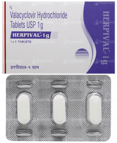 Herpival 1G Tablet 3 Herpival 1G Tablet 3